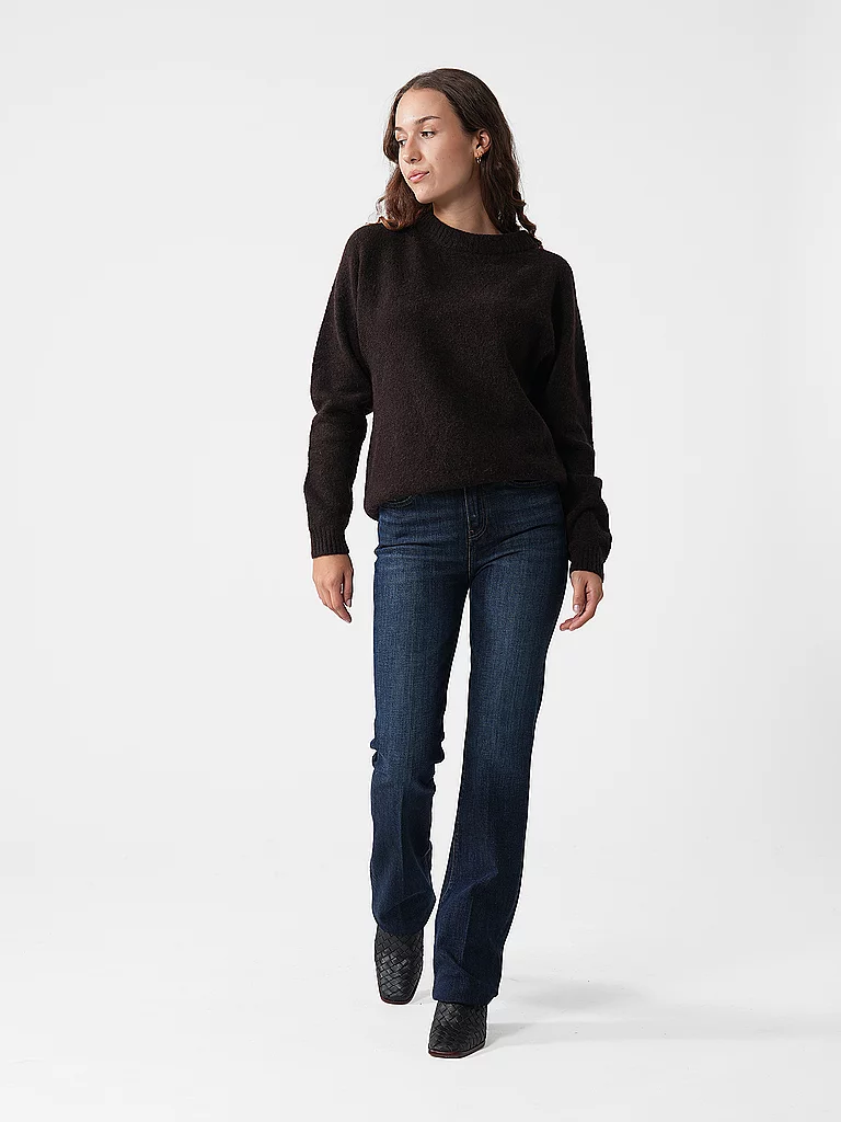 Weite Jeans TOMMY HILFIGER "DNM NEW DOREEN 70'S WIDE LEG HW", Damen, Gr. 27, Länge 32, new doreen, Denim/Jeans, Obermaterial: 100% Baumwolle, unifarben, lässig geschnitten lang, Jeans, Baumwolle, lässig geschnitten, wide fit, high waist 4